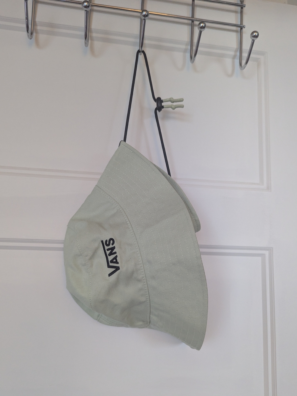 Vans Pale Green Bucket Hat with Black Logo